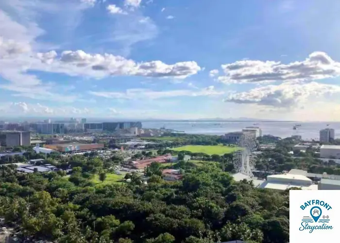 Bay Sunset With Free Pool And Sauna Near Picc, Moa, Airport & Us Embassy - Pet Friendly Apartment *
